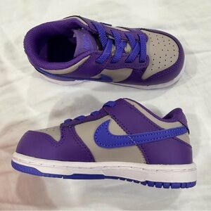 Nike Dunk Low College grey/purple 8C New